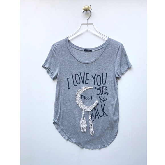 April Spirit Tops - april spirit / to the moon and back soft tee shirt